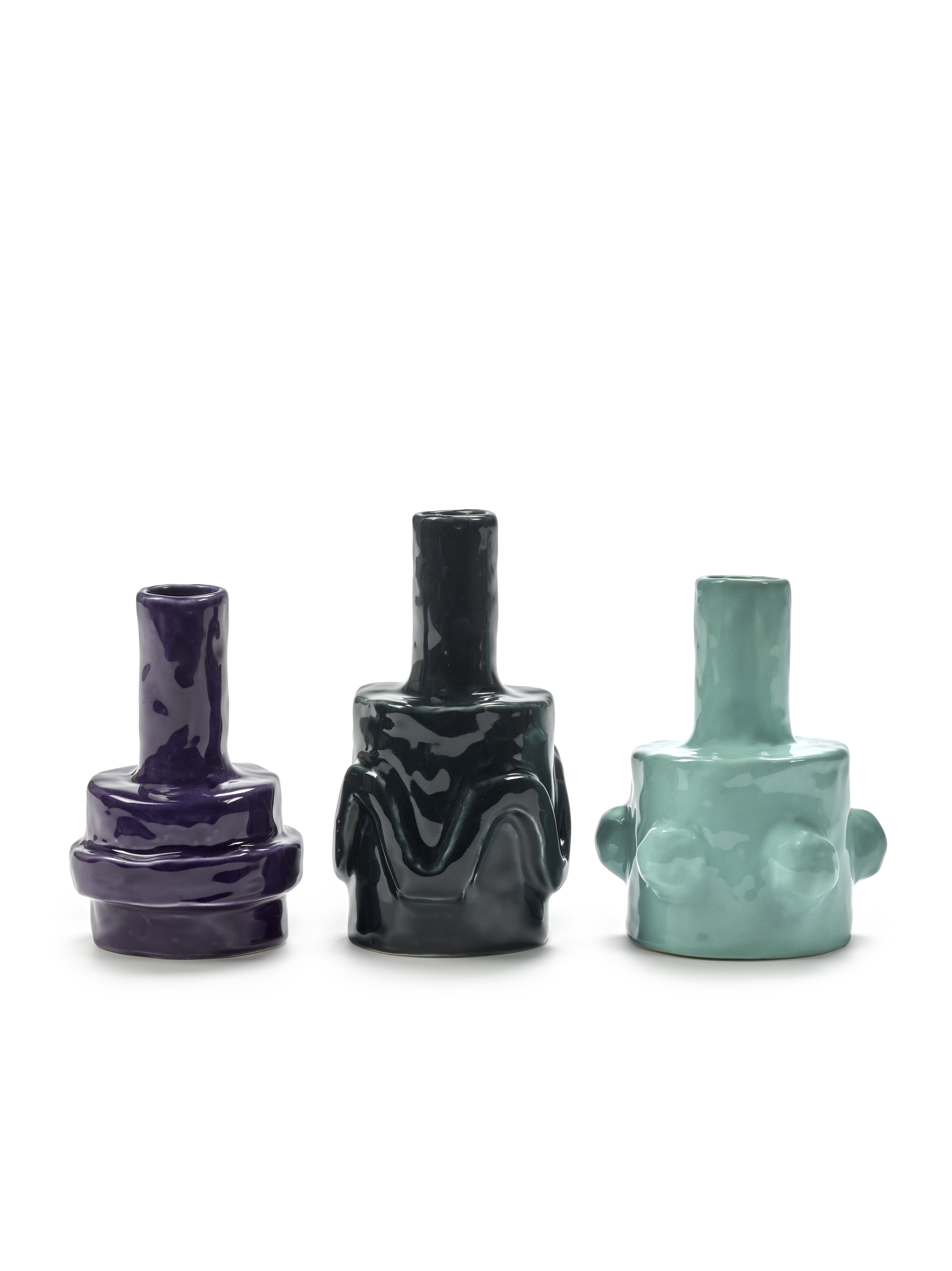 Serax Vaas Molly Mix 02 set 3 stuks - 7.5x6x10 cm - by Marie Michielssen