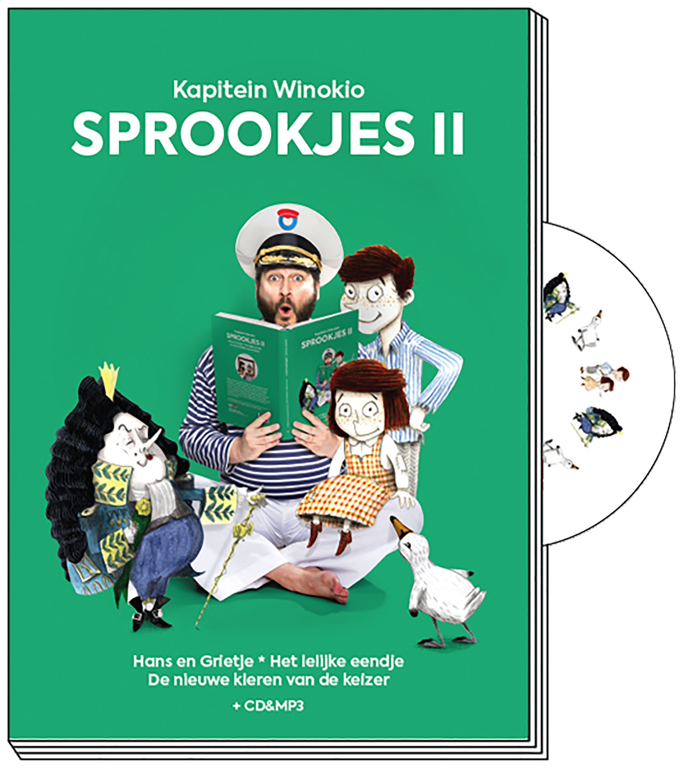Kapitein Winokio Sprookjes II Boek+Cd