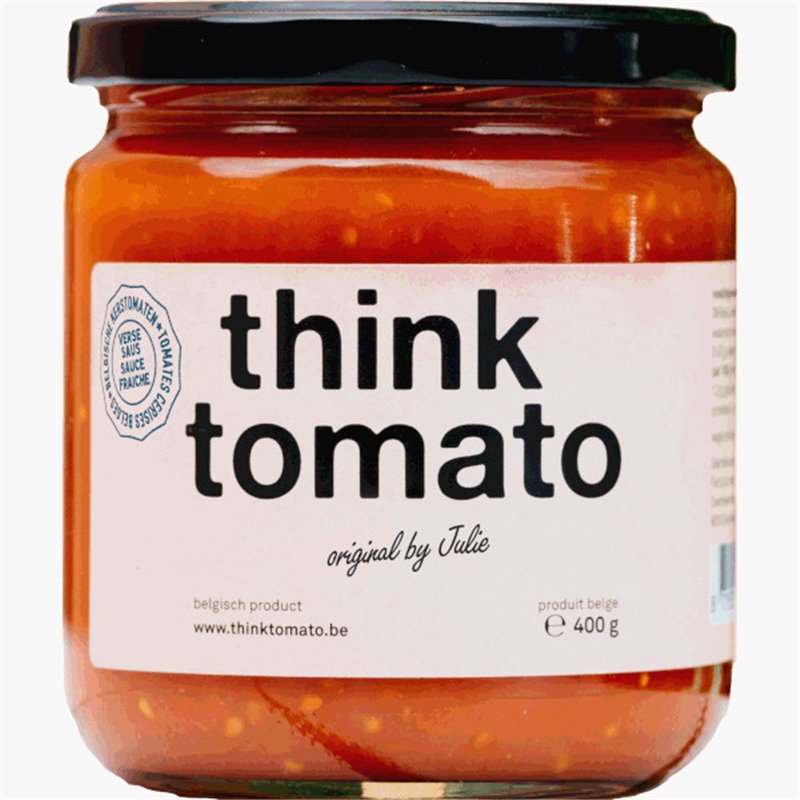 Think Tomato Huisgemaakte Saus met Belgische Kerstomaten 400g