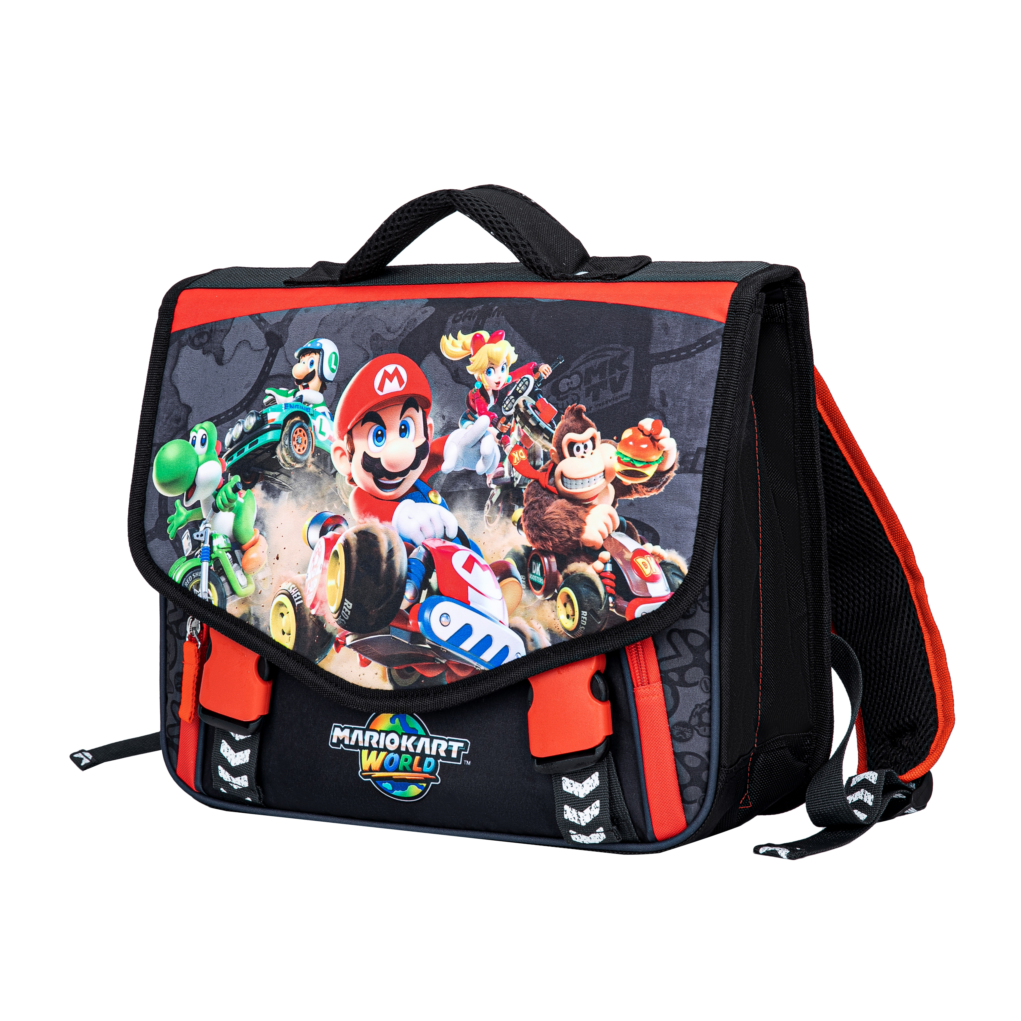 Mario Bros Boekentas 31x16x38 cm