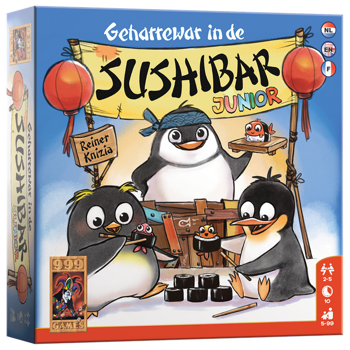 Geharrewar in de Sushibar Junior