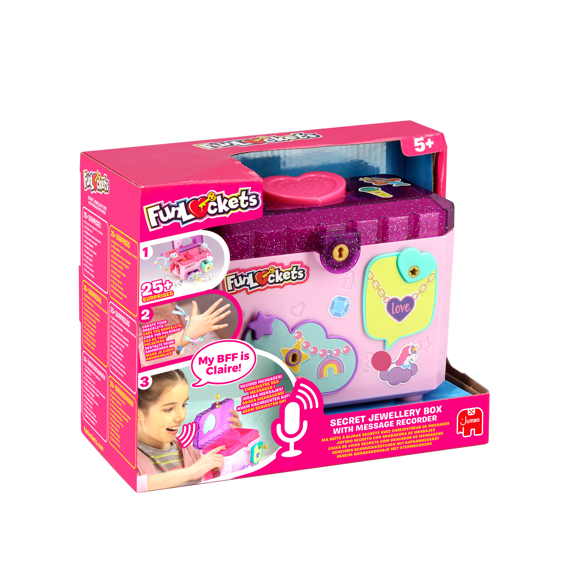 FunLockets Geheime Juwelenkist met boodschappenrecoder FunLockets Geheime Juwelenkist met boodschappenrecoder