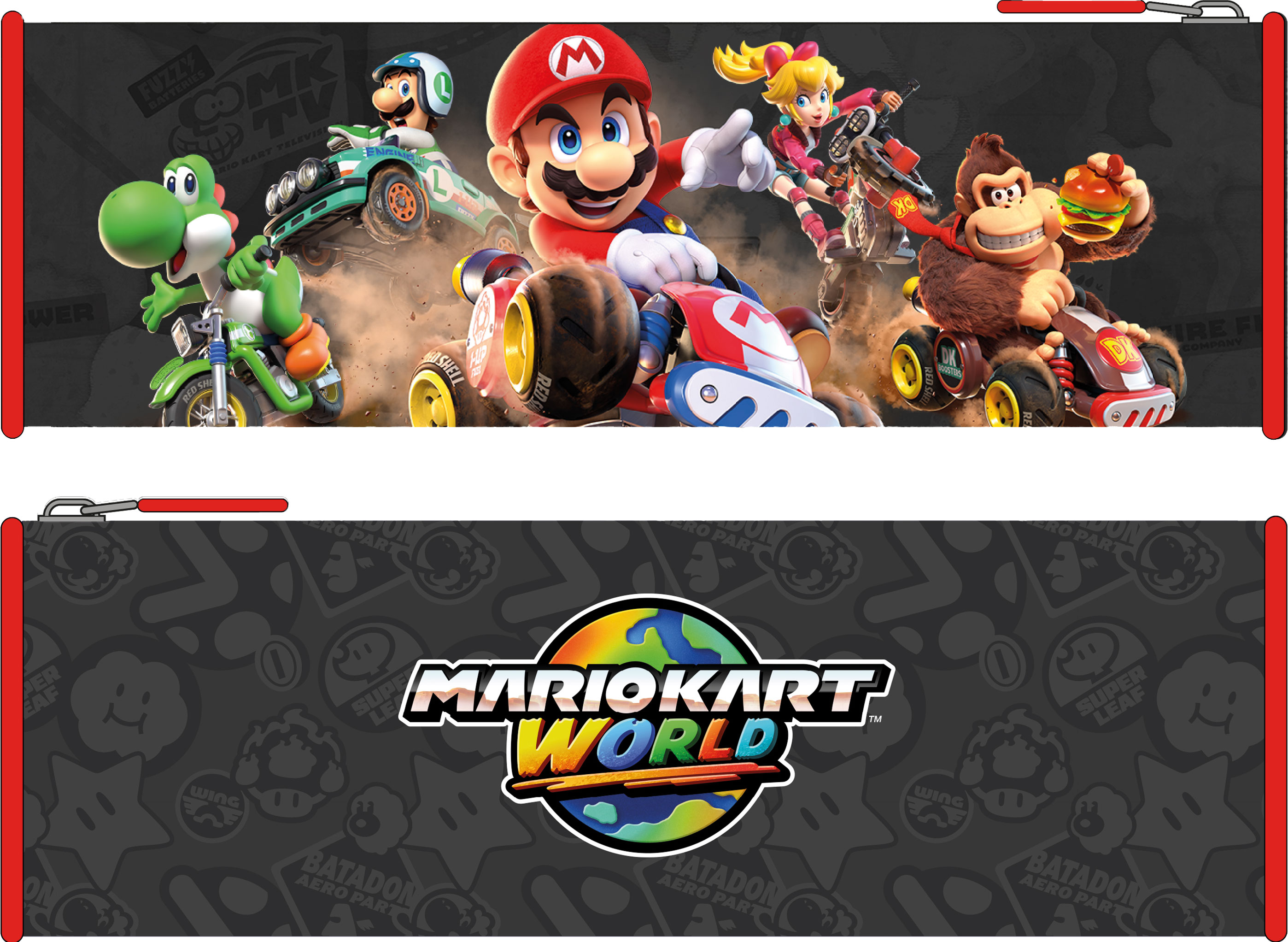 Mario Bros Pennenrol 7x21.5 cm