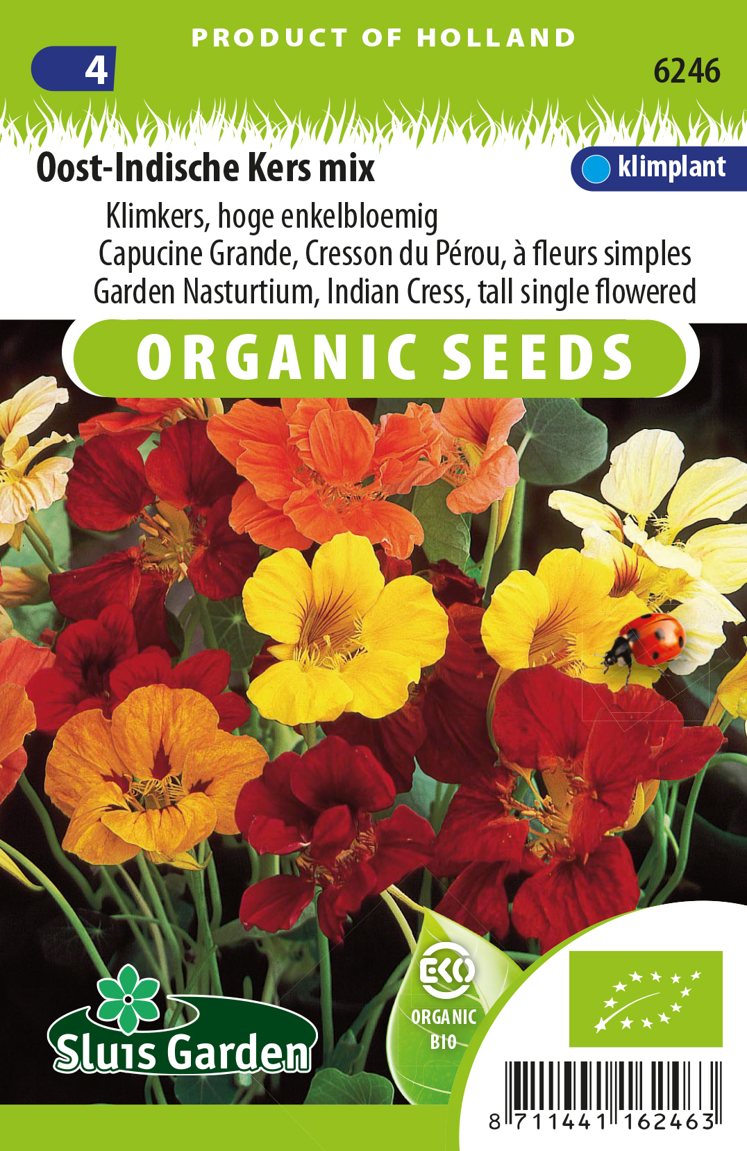 Tropaelum Majus Hoge Enkel Mix Bio