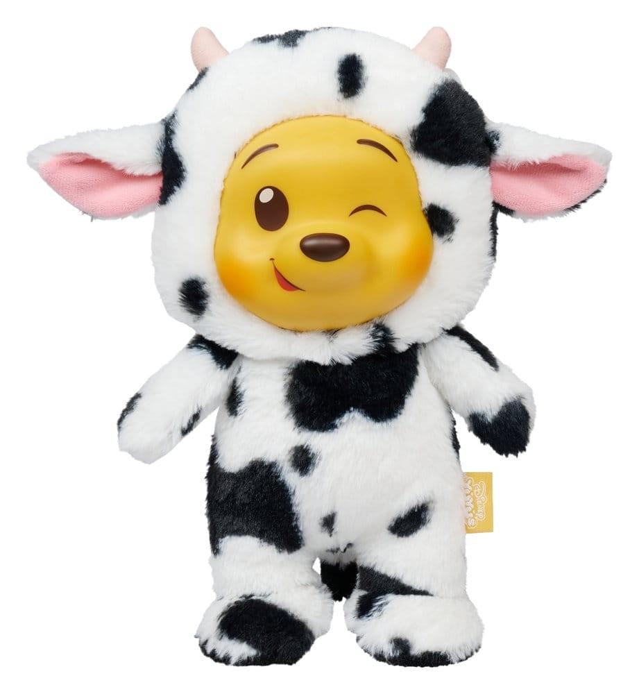 Disney YuYus Winnie Koe 28 cm, knuffel