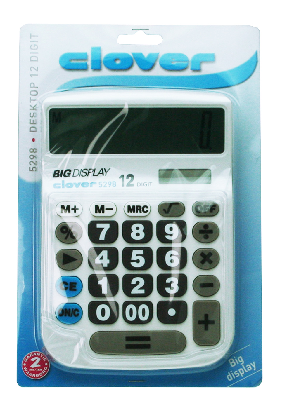 Clover Zakrekenmachine - 12 Digit CLOVER