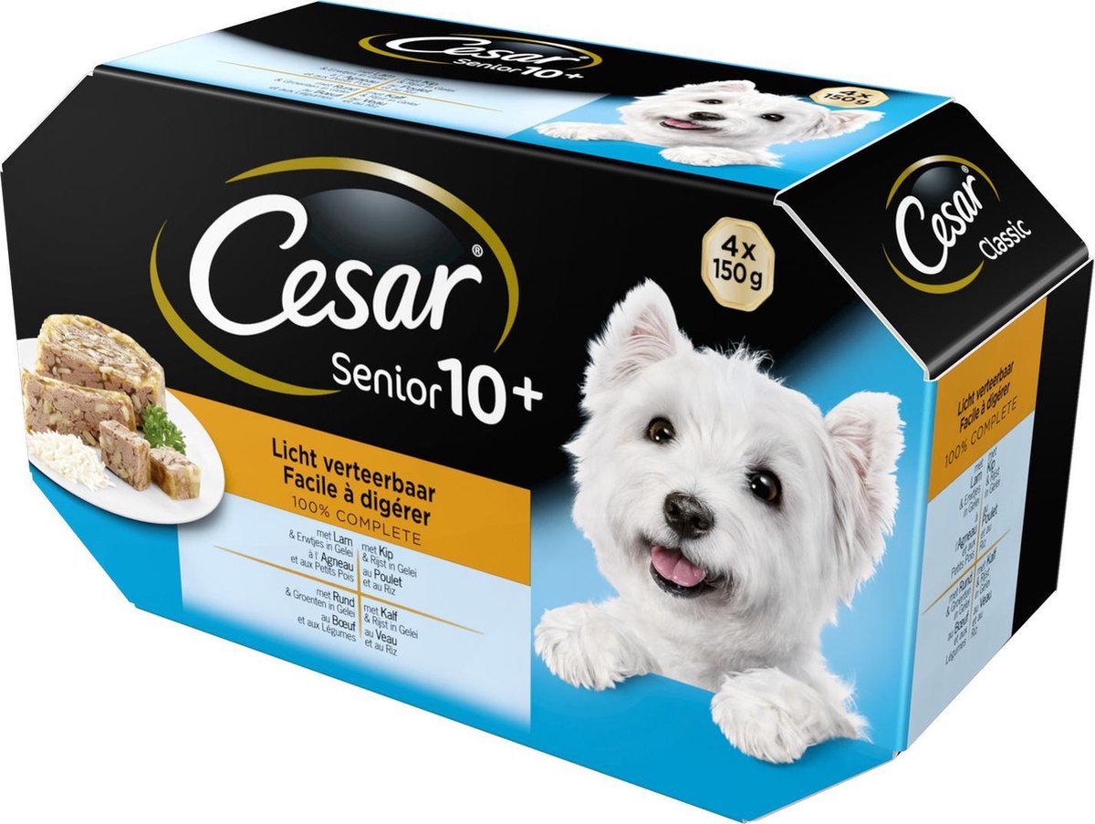 Cesar Senior Multipack 4x 150 g