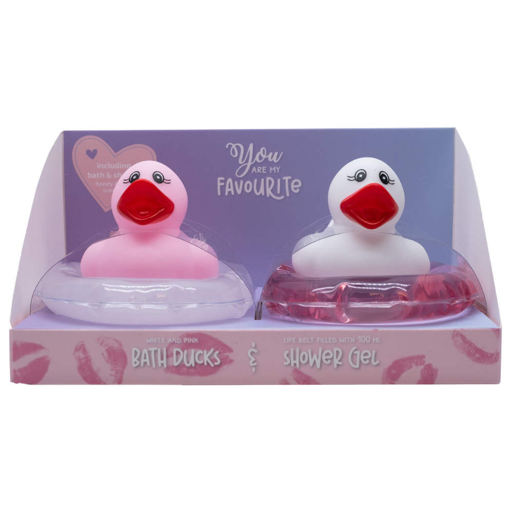 Source Balance My Favourite Badeendjes Geschenkset Douchegel 55 ml - 2 stuks