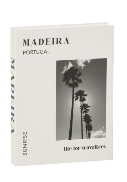 J-Line Opbergdoos Boek Madeira 16.5x3x22 cm