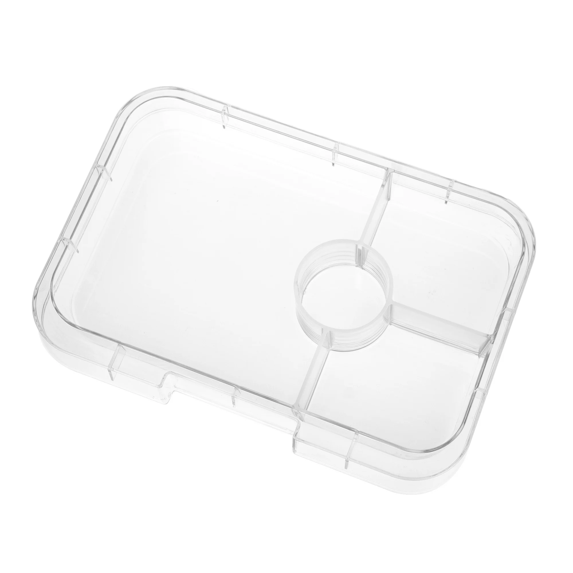 Yumbox - Tapas XL 4 Vakken Transparant - 24x17.5x4.5 cm