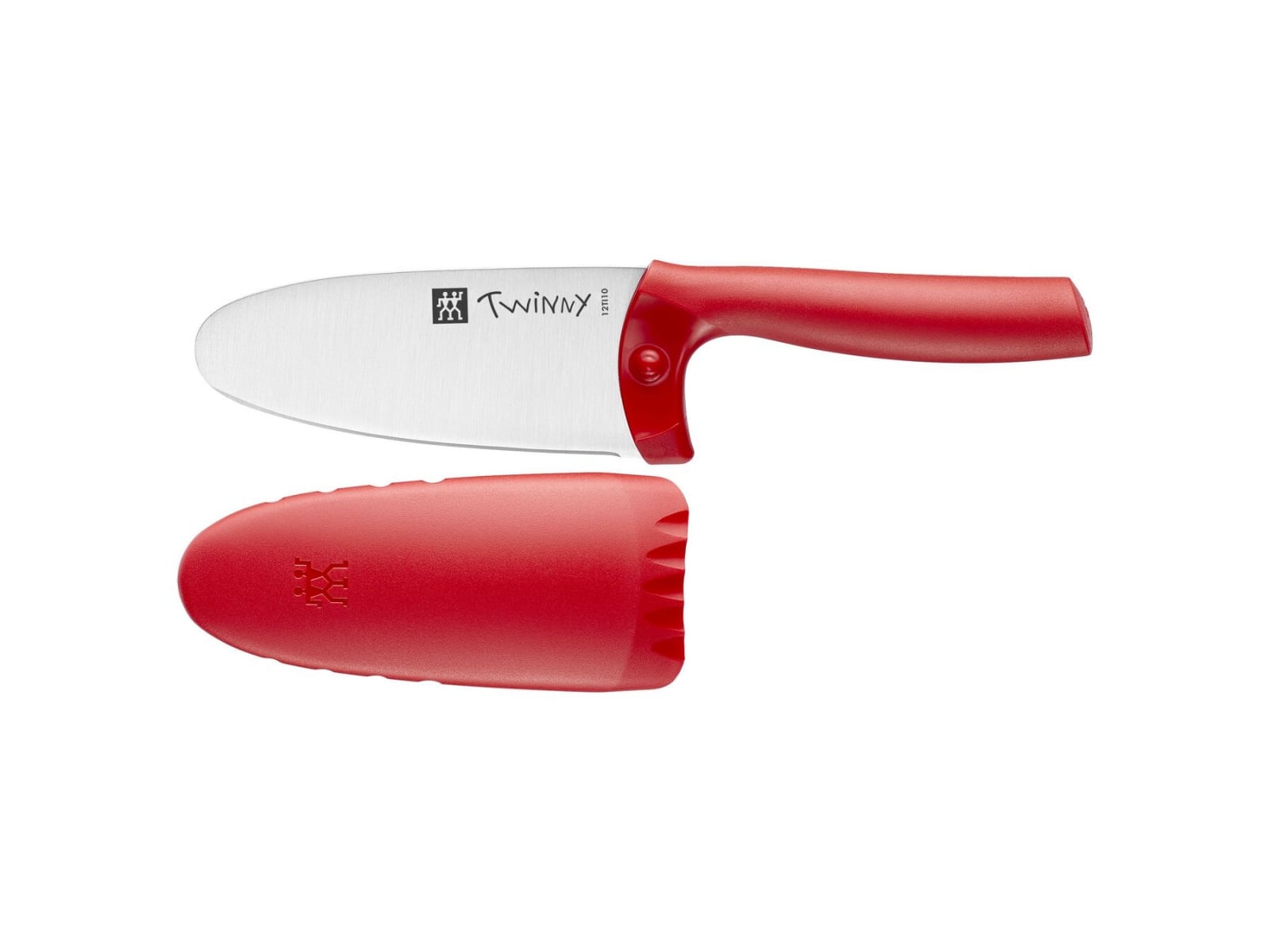 Zwilling Kindermes Twinny Rood met Schede-/Handbescherming