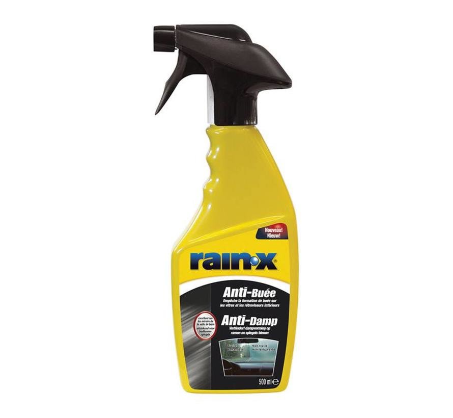 Rain X Anti-Condens 500ml trigger ideaal voor de wagen en de badkamer