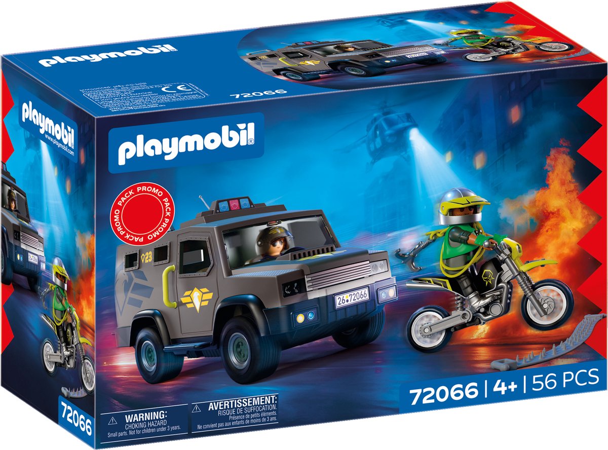 Playmobil 72066 City Action SWAT tactisch voertuig