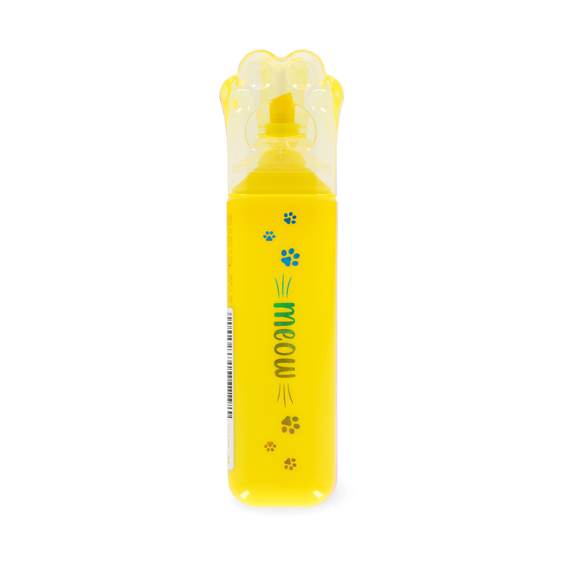 Legami Markeerstift Meow Kitty Paw Geel