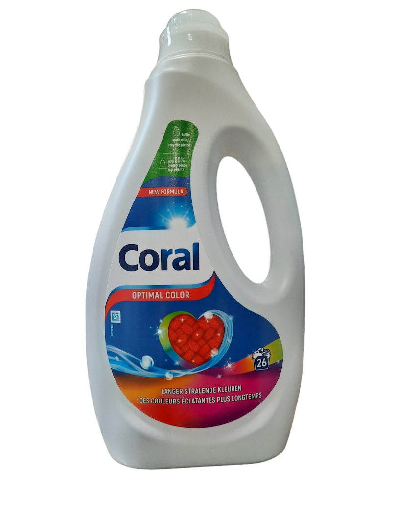 Coral Wasmiddel vloeibaar Optimal Color 1.17 l