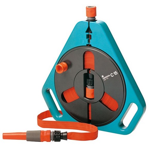 Gardena Classic Roll-Fix 15 m Platte Slang met Cassette