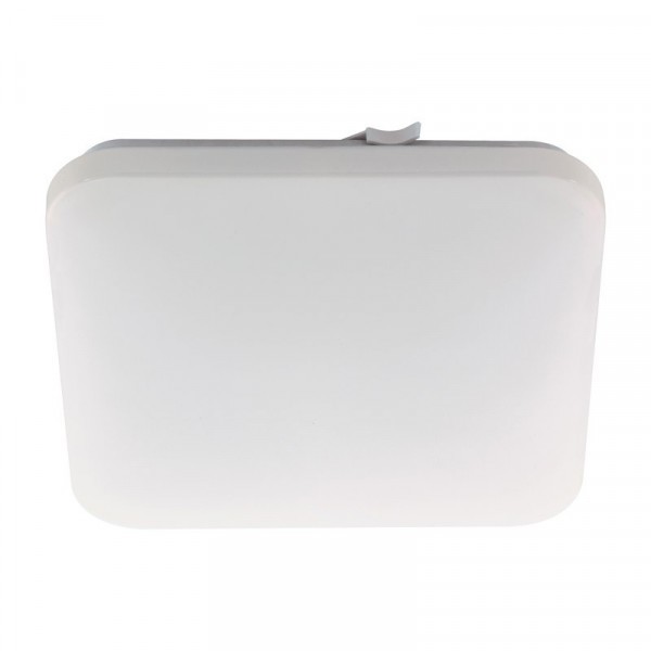 Eglo Frania Plafondlamp Badkamer IP44 17,3W - Wit - Vierkant