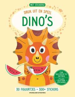 Knutselboek Druk uit en speel: Dino's