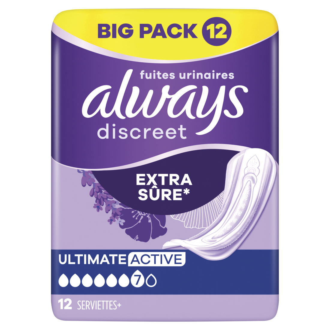 Always Maandverband Discreet Incontinent Ultra Day - 12 stuks