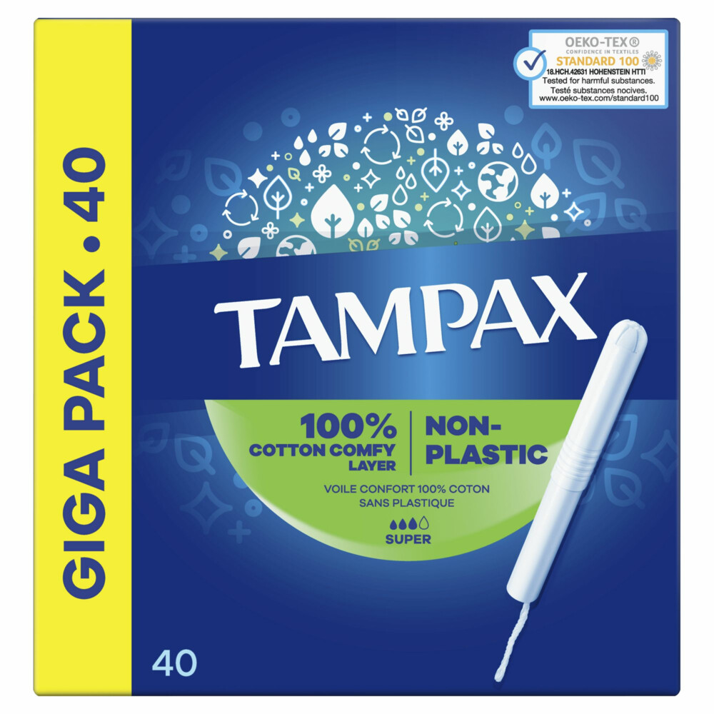 Tampax Tampon Super - 40 Stuks