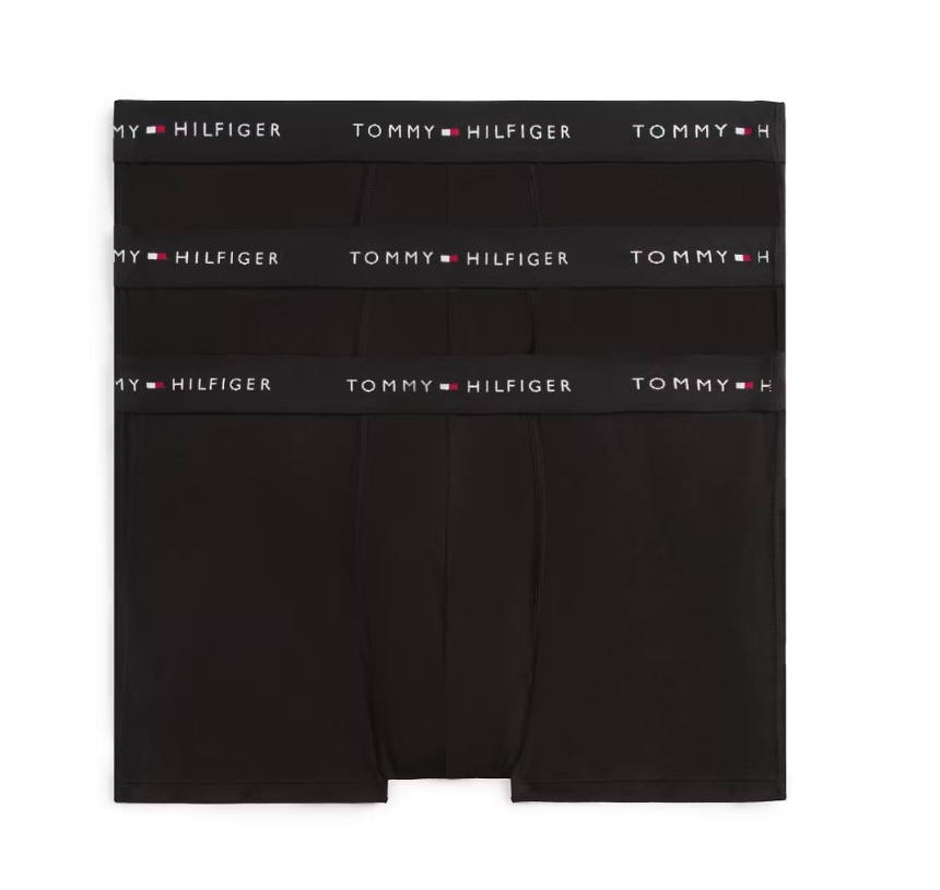 Tommy Hilfiger Boxershort Heren 3 stuks Black/Black/Black