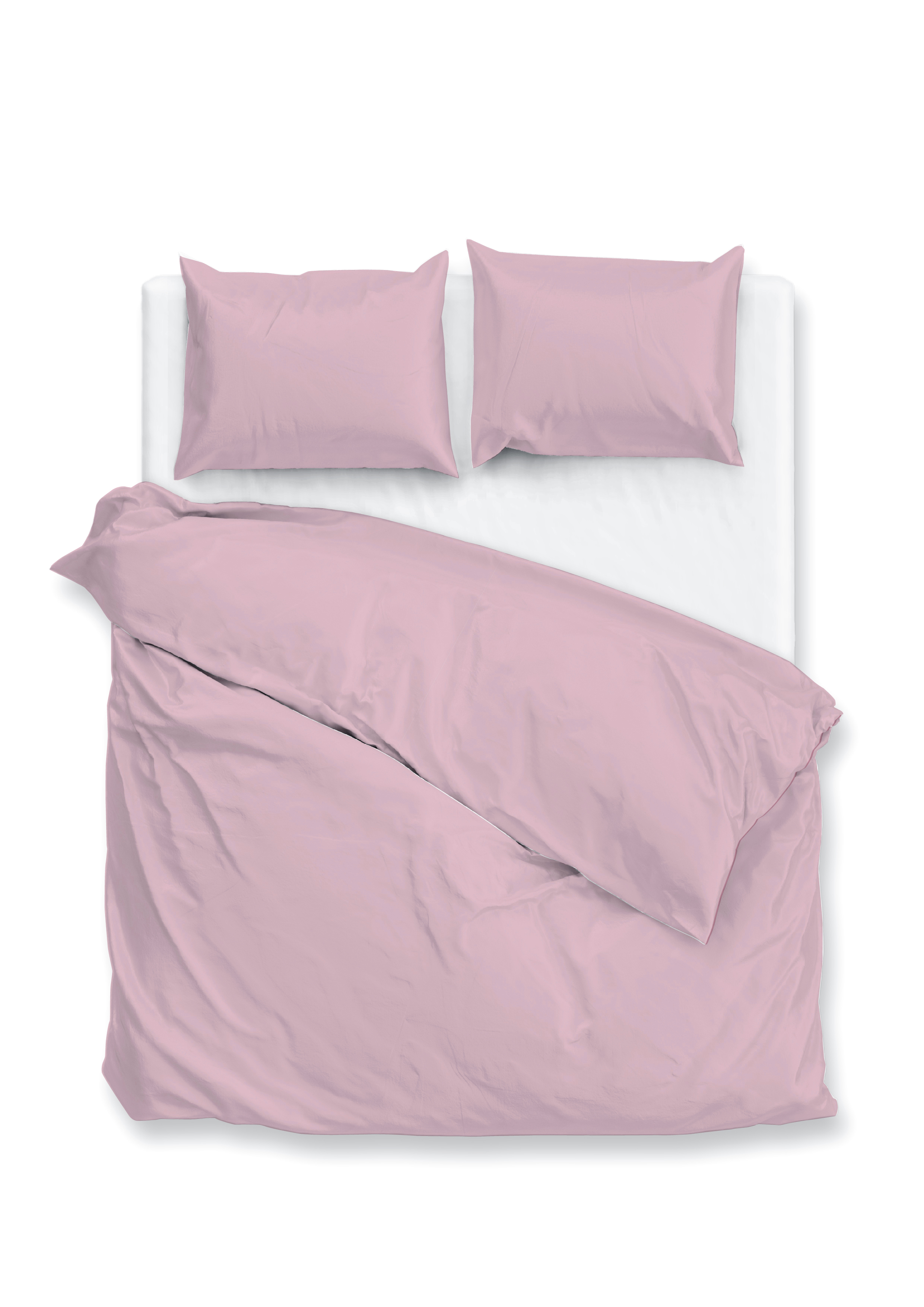 Zo!Home Dekbedovertrek Percalle 240x220 cm - Katoen - Lilac Pink
