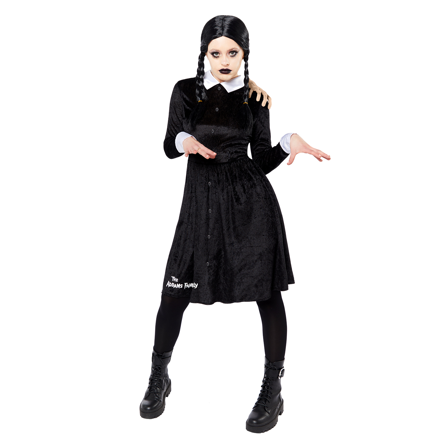 Amscan The Addams Family Kostuum Wednesday Medium