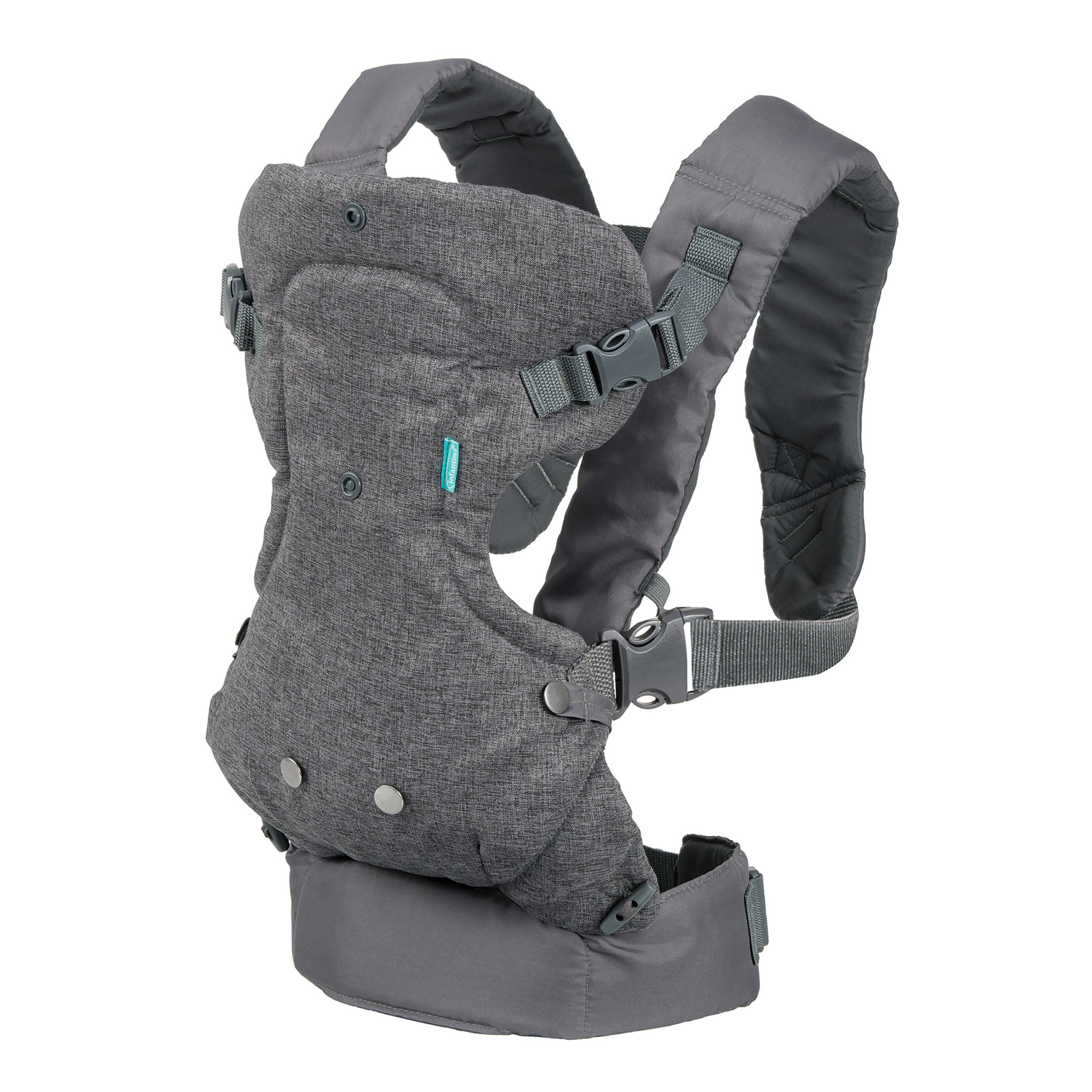 Infantino Babydraagzak Flip Advanced 4-in-1 - Grijs