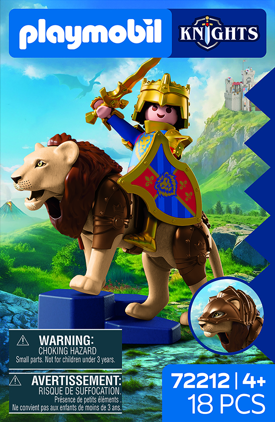 Playmobil Knights 72212 Leeuw met gouden ridder