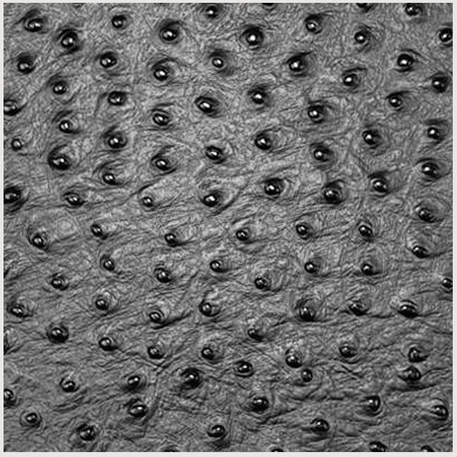 ONDERZETTER LEER EMU - 10x10cm DAFF LEATHERIXX - SLATE