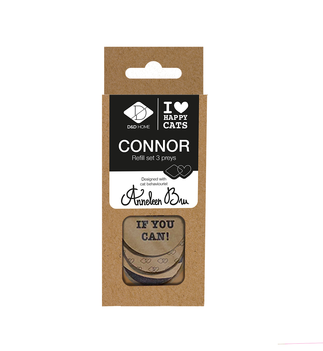 Connor Navulset Prooi Naturel Beige Anneleen Bru - 3 stuks