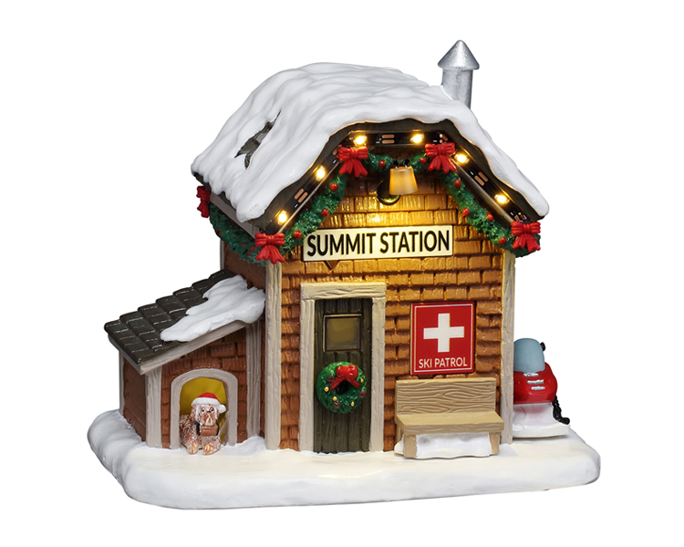 Lemax Village Ski Patrol Summit Station - Vail Village