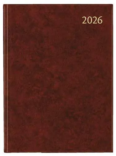 Aurora Agenda 2026 Business Florence 1week/2pag Bordeaux 17.5x22.5 cm