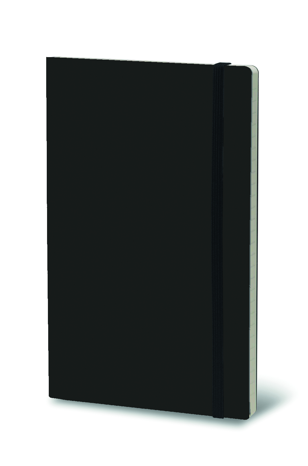 Stifflexible Notebook Basic Medium Gelijnd Zwart 144 vel - 13x21 cm