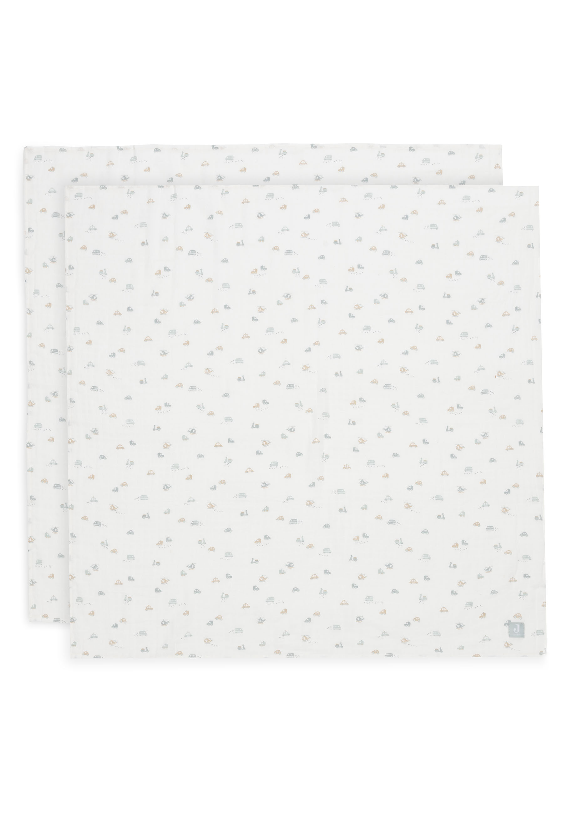 Jollein Tetradoek On The Go 115x115 cm - 2 stuks | 32050240