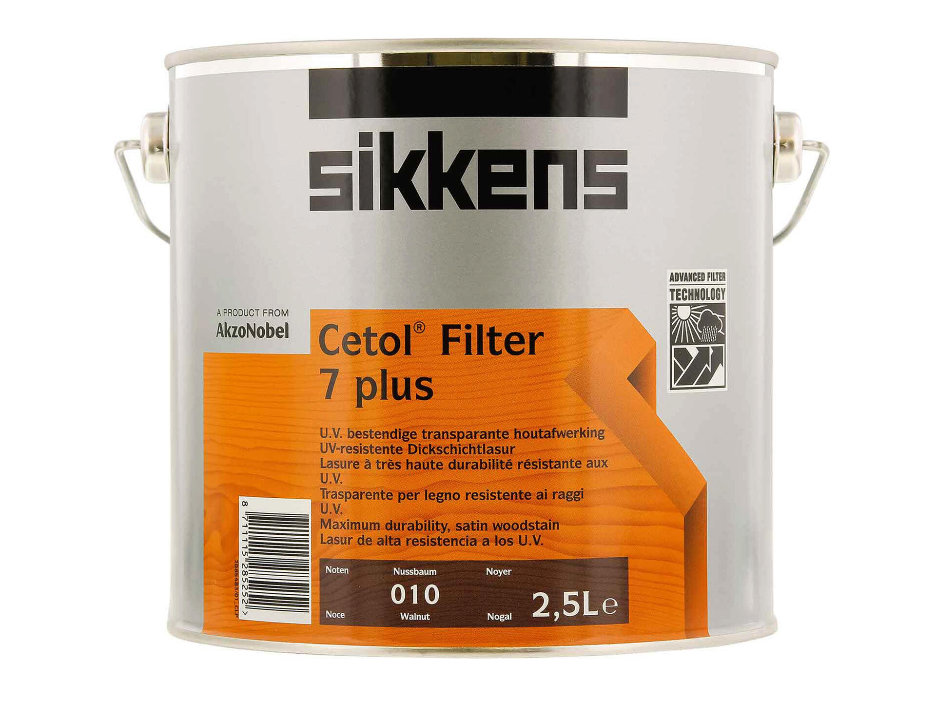 Cetol Houtbescherming Filter 7 Plus 010 Noten - 2.5 l