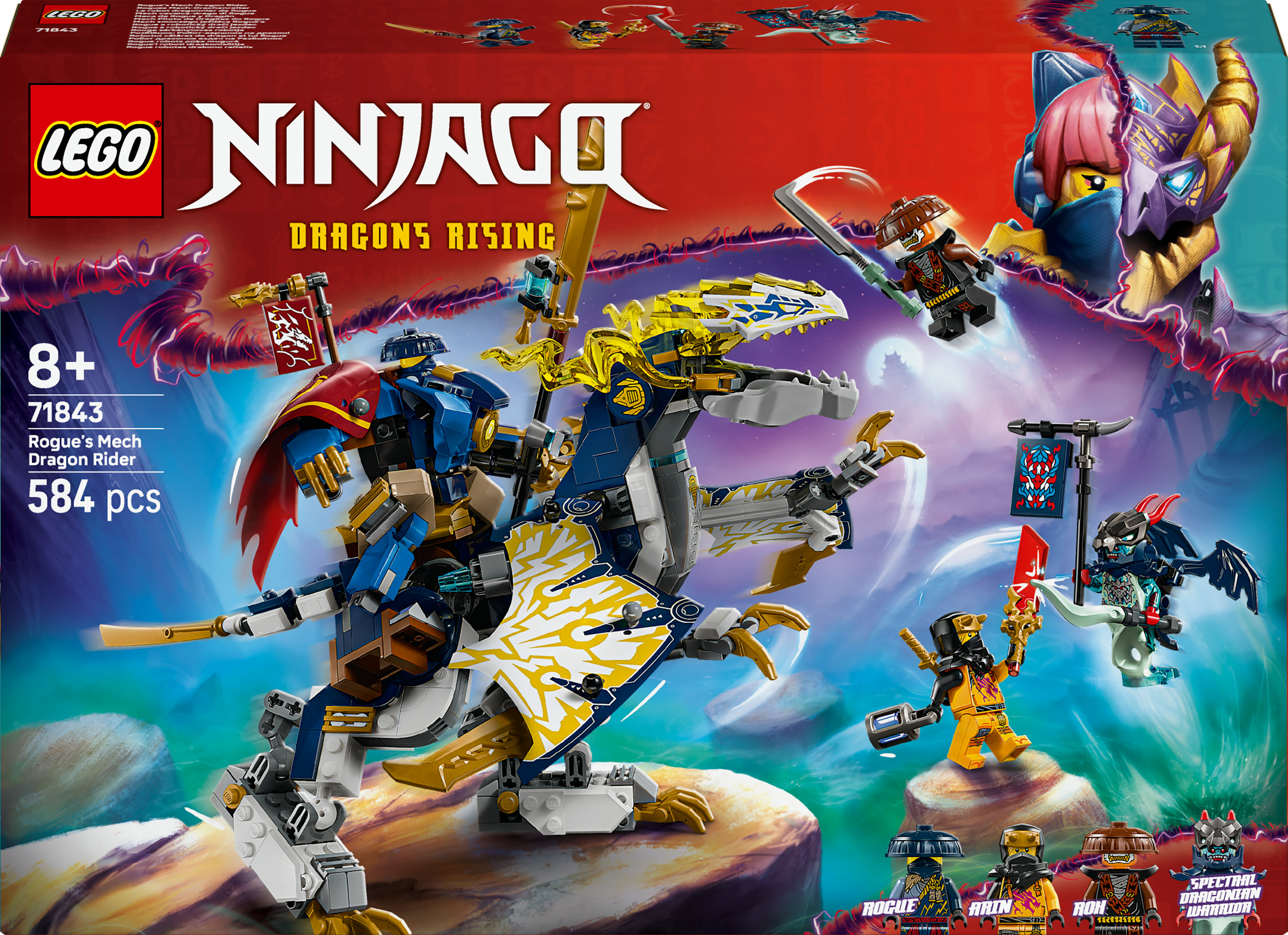 lego Ninjago 71843 Rogue's Mecha Drakenstrijder