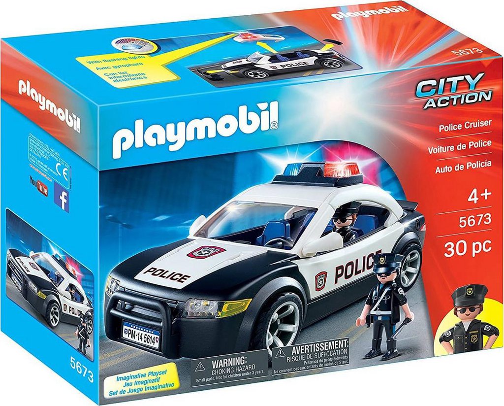 Playmobil City Action 5673 Politie auto met licht