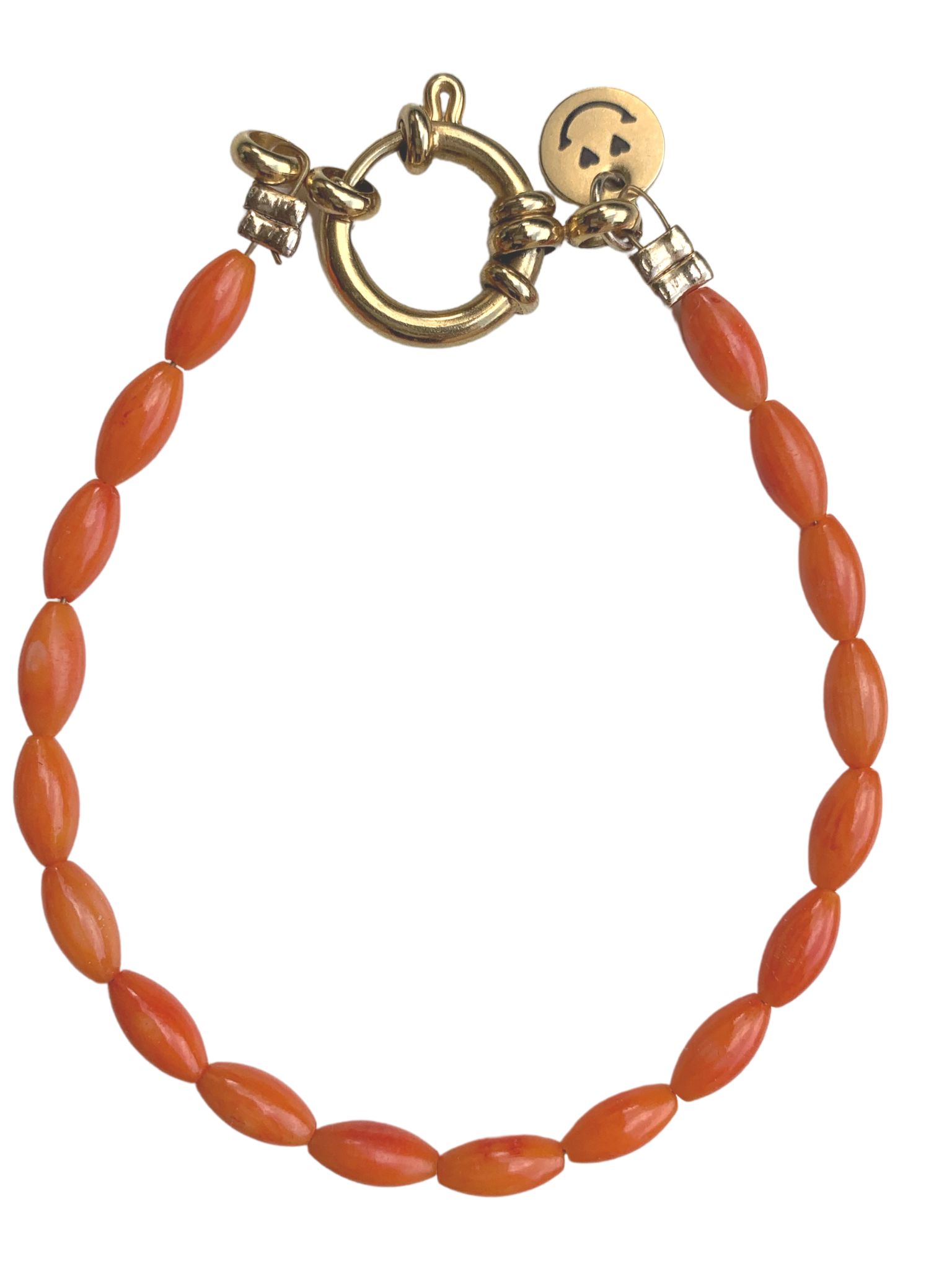 Tommy Orange Bracelets Orange Coral