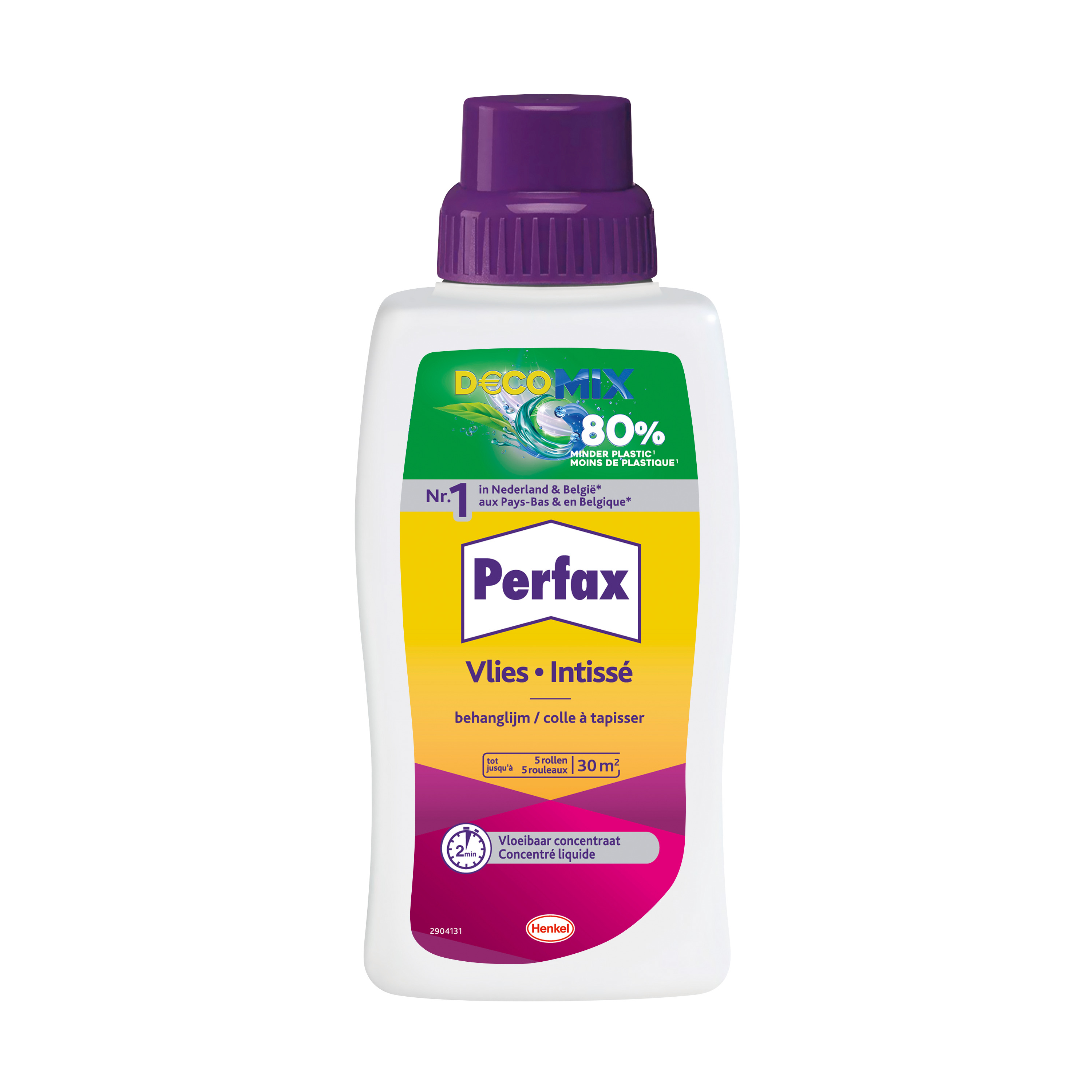 Perfax Decomix 500 g mengen met 4 l Water, wordt 4.5 kg Lijm
