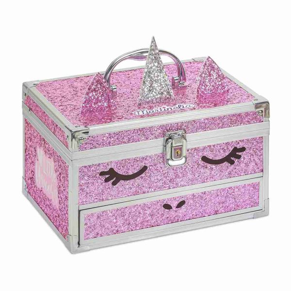 Martinelia Kinder Make Up, Eenhoorn Grote Metalen koffer 38 delig