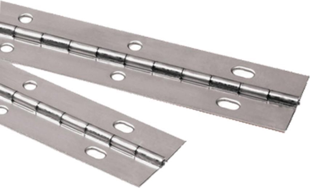 Pacostar Pianoscharnier Roestvrij met schroeven 1000 mm