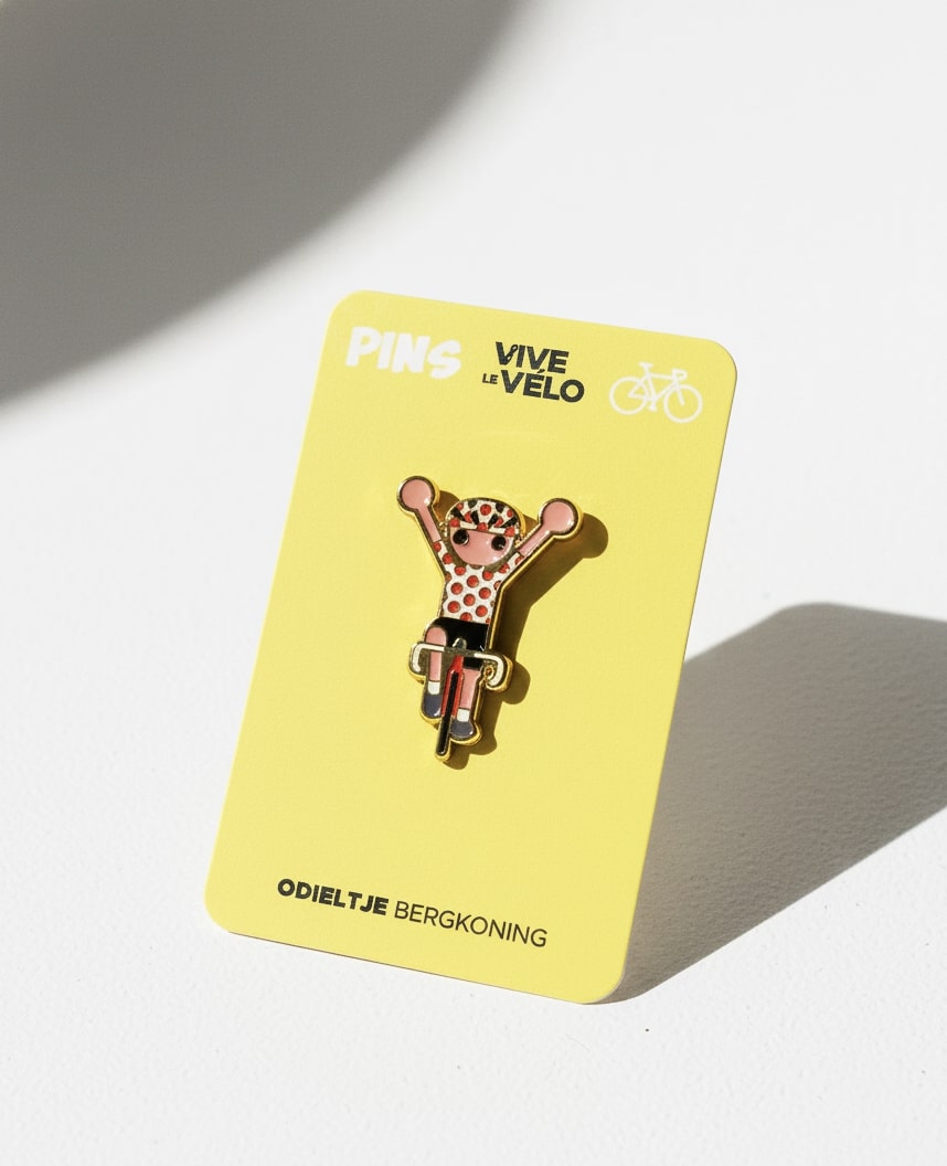 Vive Le Vélo Pin Odieltje Bergkoning