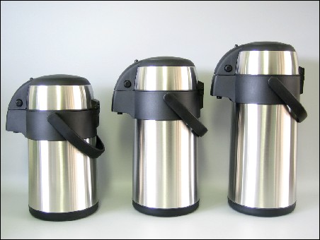 Isobel Isoleerkan met Pomp Push 2.5L Inox - Supersterk