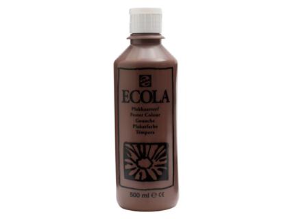 Talens ECOLA Plakkaatverf Fles 500 ml Bruin - 400