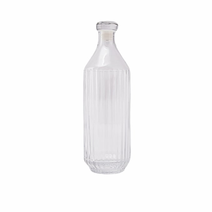 XLBoom Fles/Karaf Mila Clear 750ml - Glas - 8x25.5 cm
