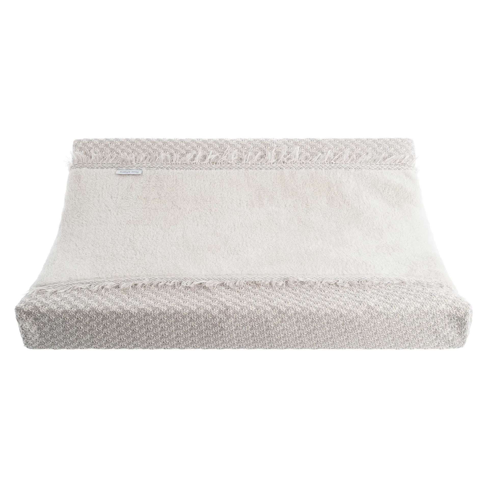 Baby's Only Cover voor Verzorgingskussen Happiness Urban Taupe-Ecru 45x70 cm