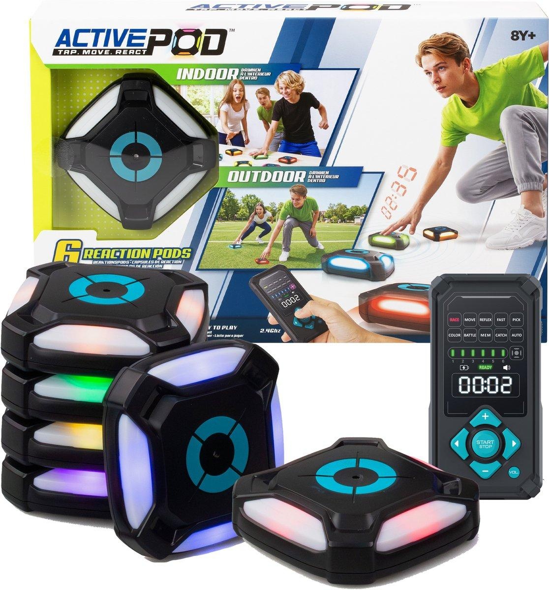 Siverlit Active Pod, Interactief licht- en reactiespel tot 6 spelers,