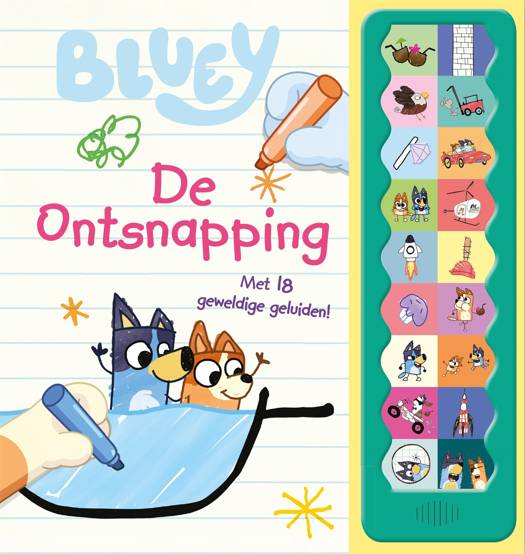Bluey - De Ontsnapping Geluidenboek +3j