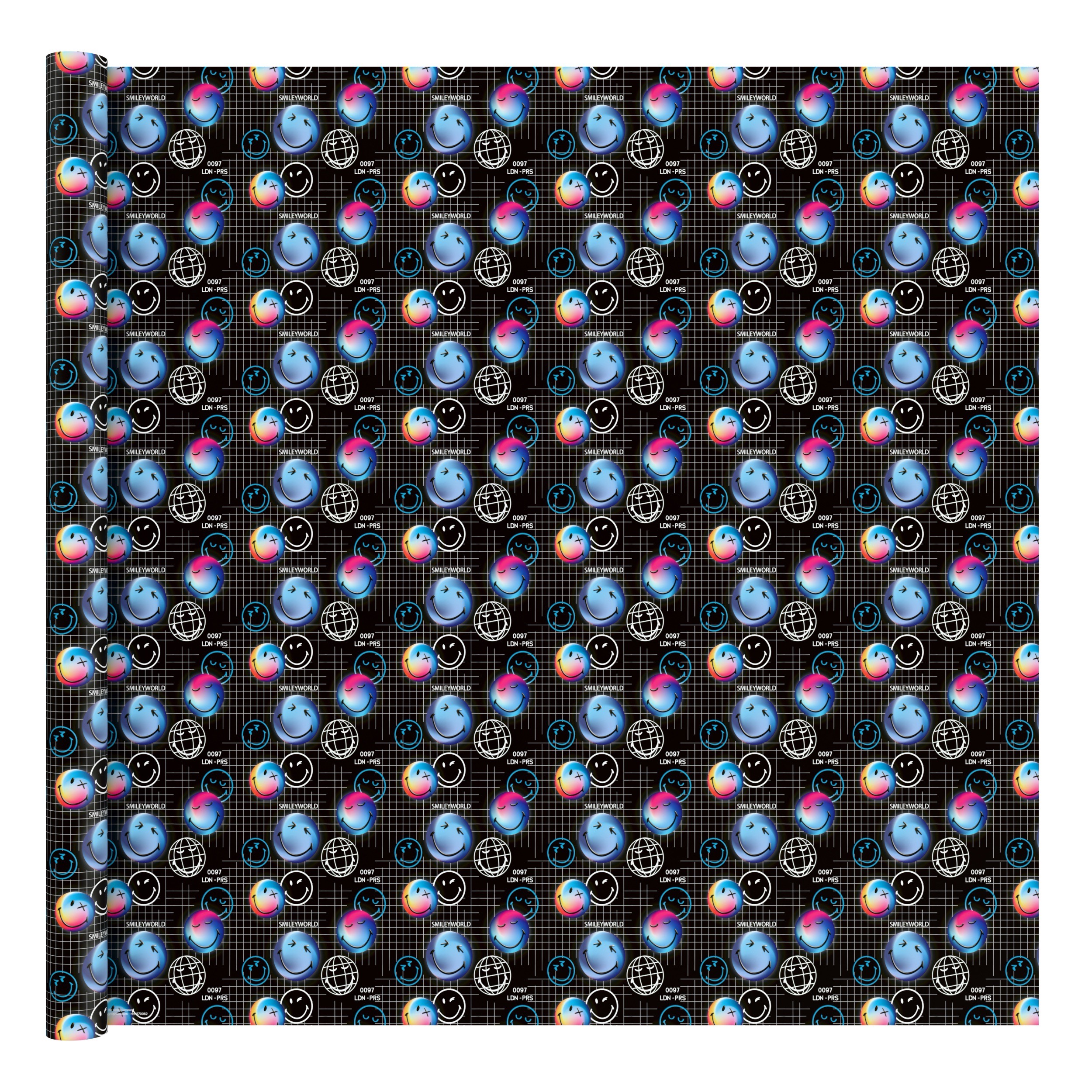 Smiley World Virtual Imagination Kaftpapier 2 vellen 100x70 cm